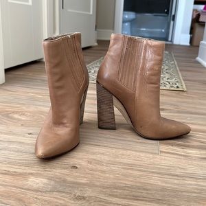 Gently loved BCBG leather boots.